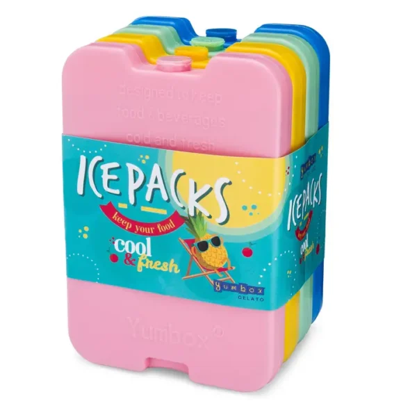 Kühlakkus Set 4 Stück Yumbox mehrfarbig