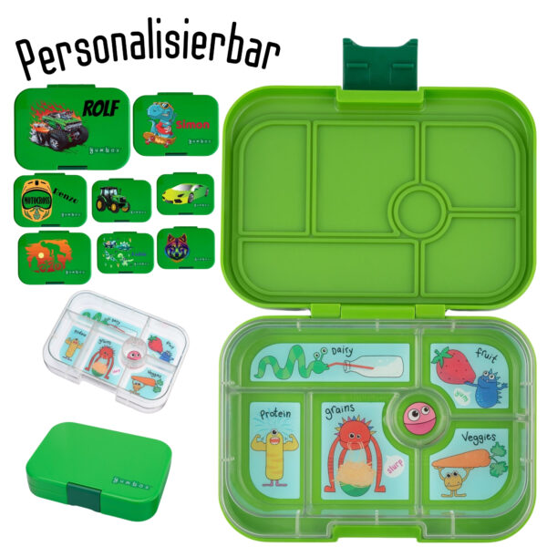 Yumbox Original Jurassic Green Funny Monsters